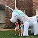 Produktbild Vercico Aufblasbar Einhorn Wasser Sprinkler Riesiger aufblasbarer Einhorn Riesiges Wasserspray-Spielzeug 5.2ft Garten Sprinkler