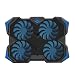 Produktbild Laptop Lüfterkühler Mit 4 LED Silent Fans Schnelle Kühlung Bei 850-1000RPM Für 17-Zoll-Laptop,Blue