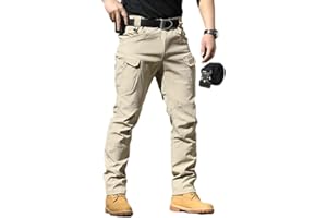 Gafutozm Apexcargo Pantalon Tactique Moto GID, 2025 Confortable Stretch Imperméable Anti-Déchirure Pantalon De Travail avec 10 Poches
