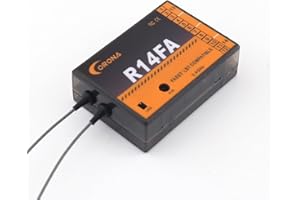 SOLOGOOD Corona R14FA 2.4G Receiver FASST Receiver 14CH Compatible for Futaba 10C 12FG 14SG 16SZ 18SZ etc.