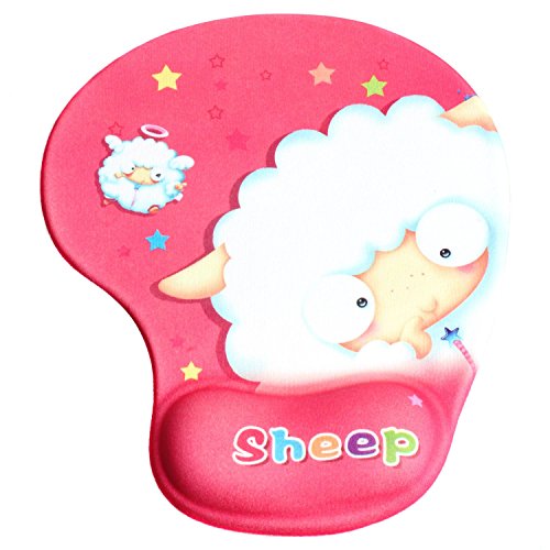 HIMRY Handgelenkauflage Mouse pad mit Gel Handgelenkunterlage Mouse pad mit Gel, Motiv Gel Mauspad, KXC5100 sheep