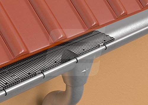 Preisvergleich Produktbild DACHRINNENSCHUTZ 175x 600mm schwarz