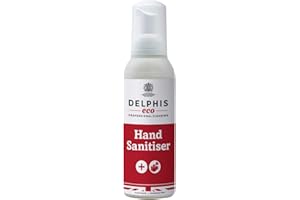 DELPHISECO Delphis Eco Commercial Hand Sanitising Foam 200ml | Plant-based, eco-friendly | Free from Phosphates, Dyes and Formaldehyde | Hand sanitiser