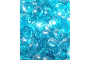 PEBS Glass Pebbles Turquoise..20mm..100g(apx 23)