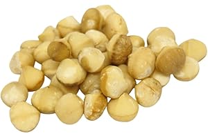 ‎MÜSLI MÜHLE KERNIG KORNIG KNUSPRIG BIO Macadamia-NusskerneI ganze Kerne mit Farbabweichung 13-17mm Style i1S roh ungesalzen ohne Zusätze I Premium I Müsli Zutat (1000g)