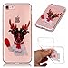 Produktbild XINYIYI Silicone Case Cover für Apple iPhone 7/iPhone 8 4.7") Silikon Case Cover Phone Cover TPU Mit Hirsch Christmas Fäustlinge Weihnachtsmuster Ultra Thin Premium Semi Hybrid Clear Crystal Flex Weiche Haut Extra Slim TPU Case Cover Holster für Apple iPhone 7/iPhone 8 4.7") - Weihnachts Mitt