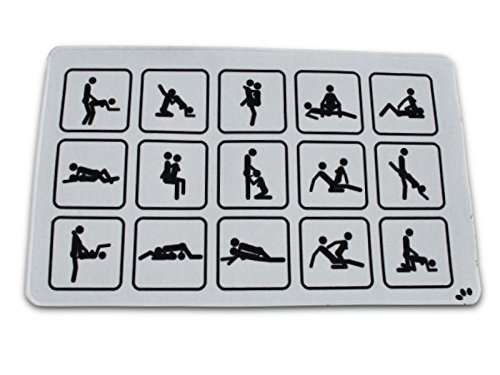 Preisvergleich Produktbild Sex-Stellungen Badezimmerteppich