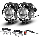 U5 Motosiklet Sis Farı Su Ge&ccedil;irmez 3 Mod'lu ( 2 Adet Led + 1 Anahtar )