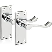 SISI UK® 75mm Door Bolt, Polished Chrome Barrel Door Bolt Lock, Door