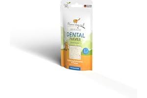 I LOVE MY CAT NATURAL CAT FOOD bellfor I Love My Cat Cura Dentale Naturale per Gatti Nessun additivo Artificiale Facile da Usare e da dosare Efficace Contro placca e tartaro Polvere Dentale - 35g