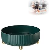 Rotating Storage Rack Rotating Spice Rack Organiser Turntable Turntable Organiser Lazy Susan Kitchen Fridge Organiser Spice Rack Rotatable for Kitchen Pantry Cupboard Dresser Green