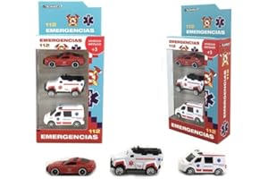 PLAYJOCS GT-8067 Ambulance and Firefighter Set