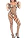Frauen Bodystocking Fishnet Bodysuit Crotchless Fasicat Dessous One Size Schwarz1