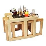 3 in 1 Multifunktionale Kindermöbel im Dreier Set bestehend aus einem Multifunktionalen Tisch und zwei Multifunktionale Kinderstühle - 5