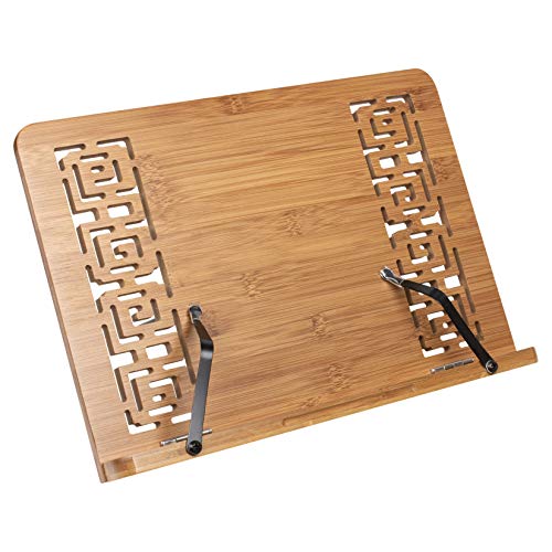 woodluv Estante para Colocar Material de Lectura, Libros de Cocina, Soporte