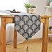 Produktbild Pingrog 30 Cm Breite Rustikal Baum Muster Tischläufer Baumwolle Leinen Unikat Tisch Leinen Tischdecke Waschbar Floral Baum Grau Mit Quaste Home Dekoration 140 Cm 180 Cm 200 Cm 220 Cm Länge Dunkel 30*2
