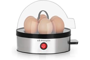 Orbegozo CU 5100 Cuiseur à œufs Arrêt automatique Capacité 7 œufs Sans BPA Boîtier en acier inoxydable 350 W