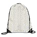 Produktbild Golden Hearts Grey Lines Men & Women Sport Gym Sack Dancing Bag Drawstring Backpack for Beach Hiking