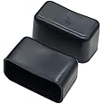 Strut Channel Cap, 1-5/8 x 7/8 Plastic Black Short End Caps for 13/16" & 7/8" Tall Unistrut Channel End to Protect The End of The Channels (10 Pack)
