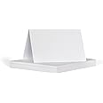 Name place cards | plain white folded table name cards for party reception birthday 25 50 or 100 pieces | name cards for table setting | wedding name cards | (25 cards)
