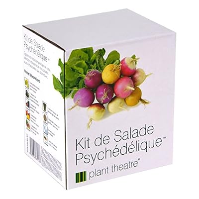 Plant Theatre Kit de Salade Psychédélique par Plant Theatre – 5 salades étonnantes à cultiver soi-même – Idée cadeau