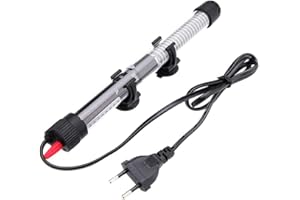 Alnicov Grzejnik akwariowy 100 W, pręt grzewczy z pilotem zdalnego sterowania i wskaźnikiem temperatury LED, podgrzewacz zanurzeniowy do akwariów tropikalnych do BettaTurtles