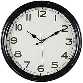 Emores 31 Cm Decorative Glass Wall Clock with Quiet Mechanism