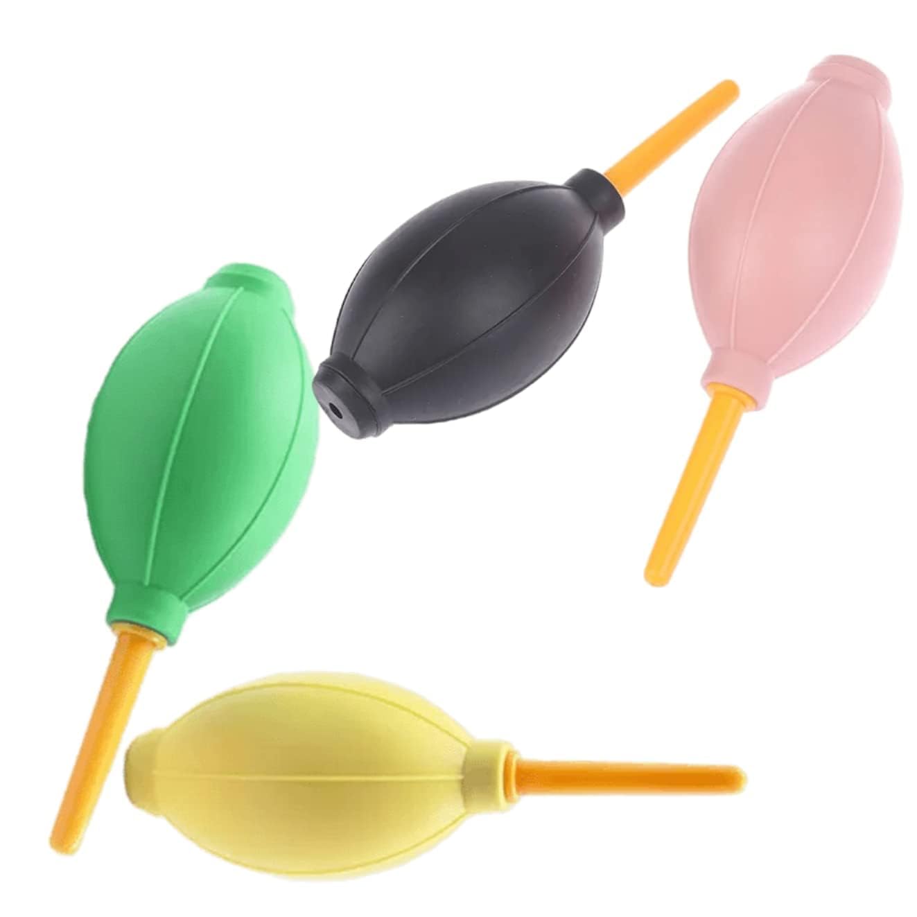 WiredCom® Rubber Dust Cleaner Air Blower for Keyboard,Digital SLR Camera, Lens, Watch, Cell Phone, Computer Laptop PC and Screen (Pack of 4) (Pack of 4)