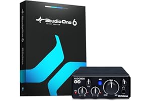 PreSonus AudioBox GO – Interfaccia Audio USB-C Compatta per Produzione Musicale, con Software Studio One, Campioni Sonori e Strumenti Virtuali.