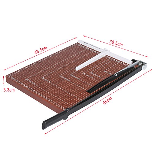 Homdox Profi A3 Papierschneider Schneidemaschine Hebelschneider Schneidegerät Fotoschneider Schrottmaschine Papier Foto Holz - 3