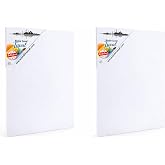 %100 Pamuk &Ouml;ğrenci Işi Kampanyalı Arka Zımbalı Tuval 35x50 Cm Resim Tuvali -2 Adet - Boş Tuval BinbirSanat