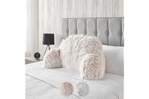 Downland Bedding Huggleland Long Hair Super Soft and Supportive Cuddle Cushion (Pink)