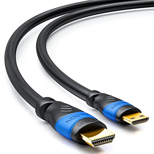 deleyCON 3m mini HDMI Kabel HDMI 2.0 / 1.4a kompatibel High Speed mit Ethernet (Neuster Standard) ARC 3D 4K Ultra HD (1080p/2160p) - 2