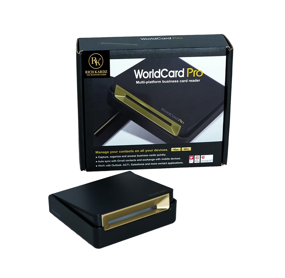 RichKardz | PenPower WorldCard Pro Business Card Scanner for Windows and Mac (SBMV000078)