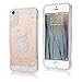 Produktbild SpiritSun Transparent Handy Hülle Serie für Apple iPhone SE / 5 / 5S Weich TPU Silikon Schutzhülle Niedlichen Muster Schale Weiße Löwenzahn Tasche Ultradünnen Etui Anti-stoß Kratzfeste Case Cover