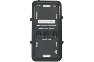 Gam3Gear HDMI Scanline Generator Portable Audio Video Output HDMI Image Scan Line Generator Function Board for All Retro Games/Gamers/Mame/Arcade Game/Emulator