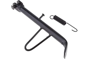 B Blesiya Kit de Béquille Latérale en Fer Accessoire Universelle Moto E-Scooter VTT - Noir 21cm