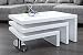Produktbild DuNord Design Couchtisch Sofatisch HIGHLEVEL weiss Hochglanz Design Lounge Ebenen Tisch