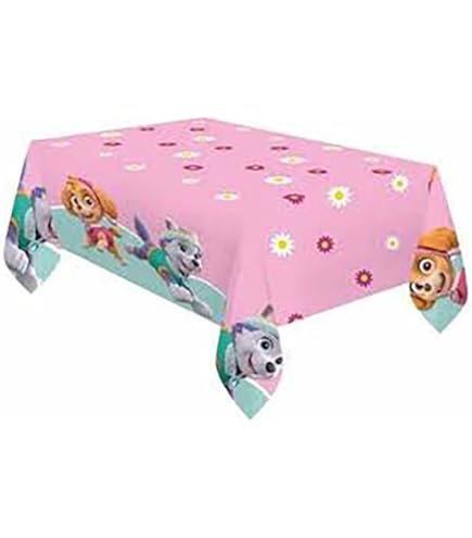 Paw Patrol Tischdecke Bunt - 137 X 274 Cm Für Kindergeburtstage & Partys
