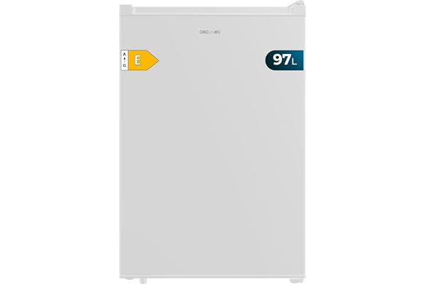 Cecotec Congelador Vertical Sobremesa 97 L Bolero CoolMarket TF 97 White, Clase Energética E, Diseño compacto, Puerta reversible, 3 Cajones, Medidas 55,1 x 57,5 x 83,5 cm, Color Blanco