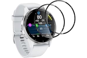 Banuyaw für Garmin Venu 3 Schutzfolie Garmin Venu 3 Folie, für Sensitive Touch Garmin Venu 3 Panzerfolie Soft TPU Ultra HD Garmin Venu 3 Displayschutzfolie, 2 Stück