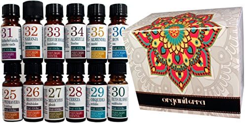 12 Bottles Scented Essential Oils. Concentrated. Essential Collection Catalogue 25- 36 Include the Fragrances 10 ml Bottle in each most exclusive Glass Container.importados Germany