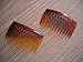 2 x Tortoiseshell Side Combs / Hair Slides