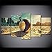 Produktbild 5 Pieces of Printed Canvas  Hd Printed Picture On Canvas Modern Painting   Beach Volleyball Modular Decor Posters Wall Art Home Frame Living Room,30X40 30X60 30X80Cm,No Fram