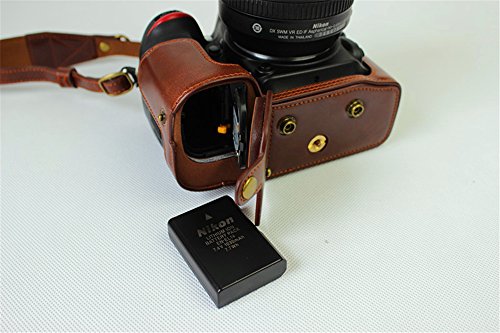 Boliner faite la main en cuir PU FullBody Coque Sac Housse pour appareil photo Nikon D500 avec lentille de 18 300 mm Bottom Ouverture Version Tour de cou Mini sac de rangement reviews Boliner faite la main en cuir PU FullBody Coque Sac Housse pour appareil photo Nikon D500 avec lentille de 18 300 mm Bottom Ouverture Version Tour de cou Mini sac de rangement