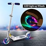 Faltbarer Entwurf, bequemer und tragbarer Transport; Einstellbare Höhe, geeignet für Kinder von 90 cm bis 165 cm.