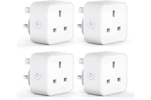 Smart Plug Alexa Plugs, Aoycocr Smart Socket WiFi Plug Works with Amazon Alexa (Echo & Echo Dot), Google Home, APP Remote Voice Control Wireless WiFi Switch Timer Plug, 2.4Ghz WiFi Only, 13A, 4Pack