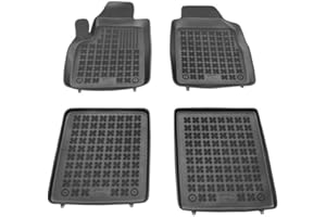 MTM Tappetini Gomma per Fiat Panda II (169) 2003-2012 Design a Vaschetta, su Misura con Bordi Rialzati cod. 3D 5362