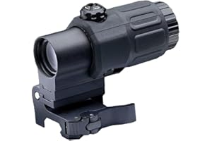 MIFHNBY G33 Magnifier 3X Red Dot Sight Magnifier with Quick-Release Mount