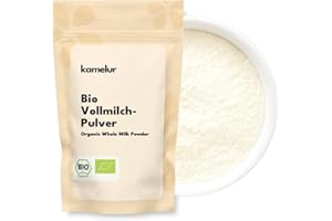 ‎KAMELUR Kamelur Bio Vollmilchpulver aus Deutschland (500g) - Milchpulver für Vollmilch aus biologischer Landwirtschaft